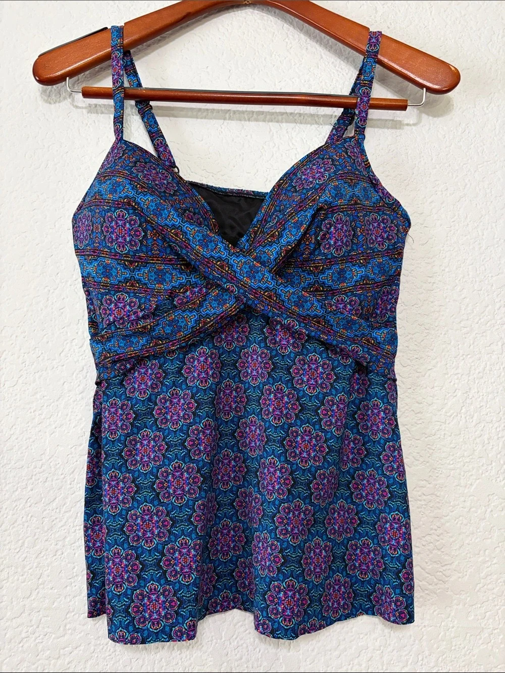 Miraclesuit Allura Geo Mandala Tankini Swim Top
